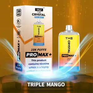 Triple Mango by WGA Crystal Pro Max Plus 10000 Disposable Vape